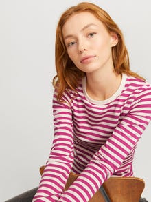 JJXX JXCELINE Longsleeved T-shirt -Fuchsia Red - 12243283