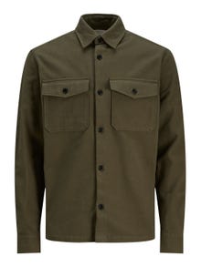 Jack & Jones Comfort Fit Overshirt -Grape Leaf - 12243296