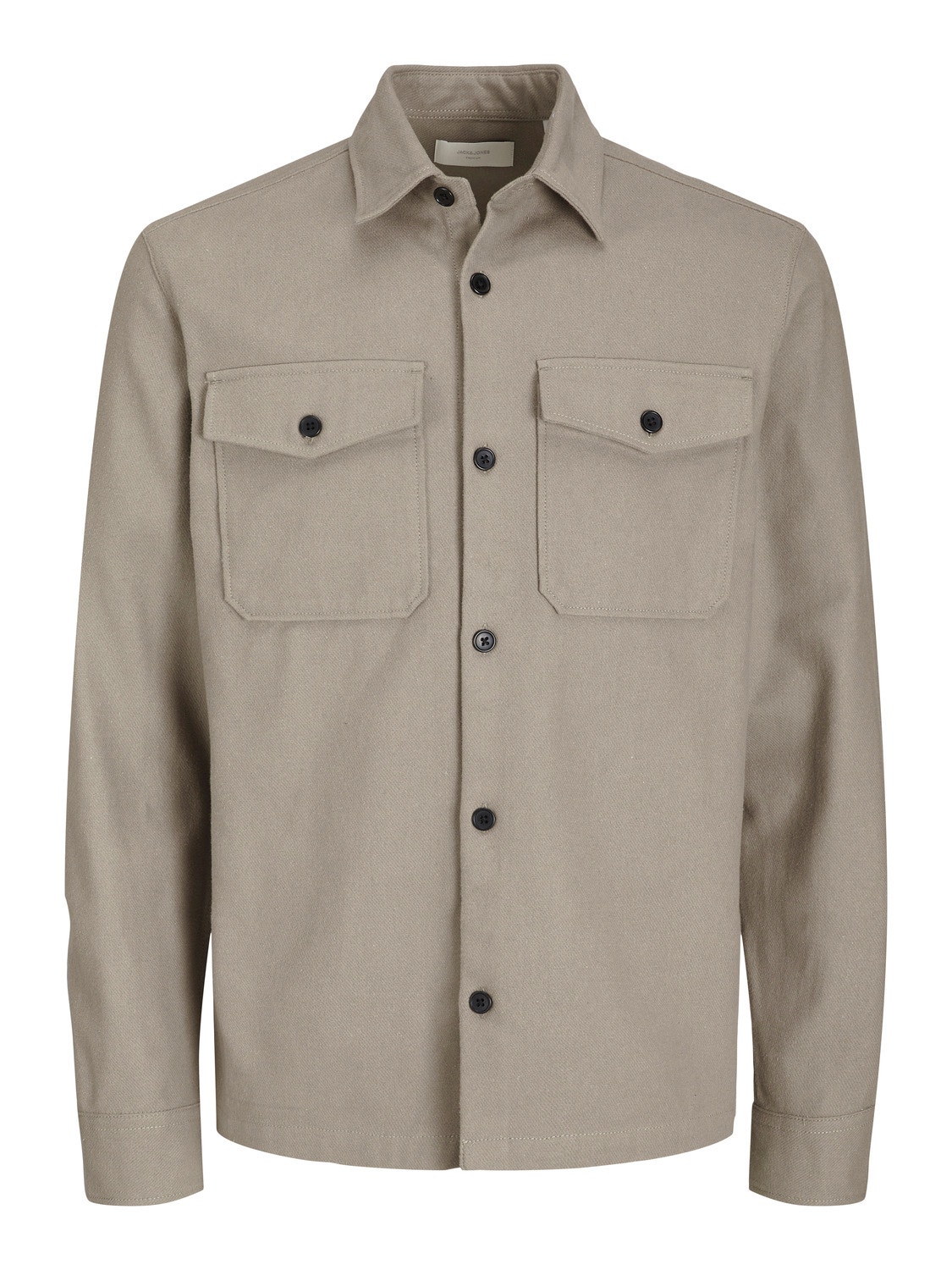 Jack & Jones Comfort Fit Overshirt -Brindle - 12243296