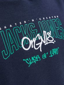 Jack & Jones Gedruckt Kapuzenpullover Für jungs -Navy Blazer - 12243315