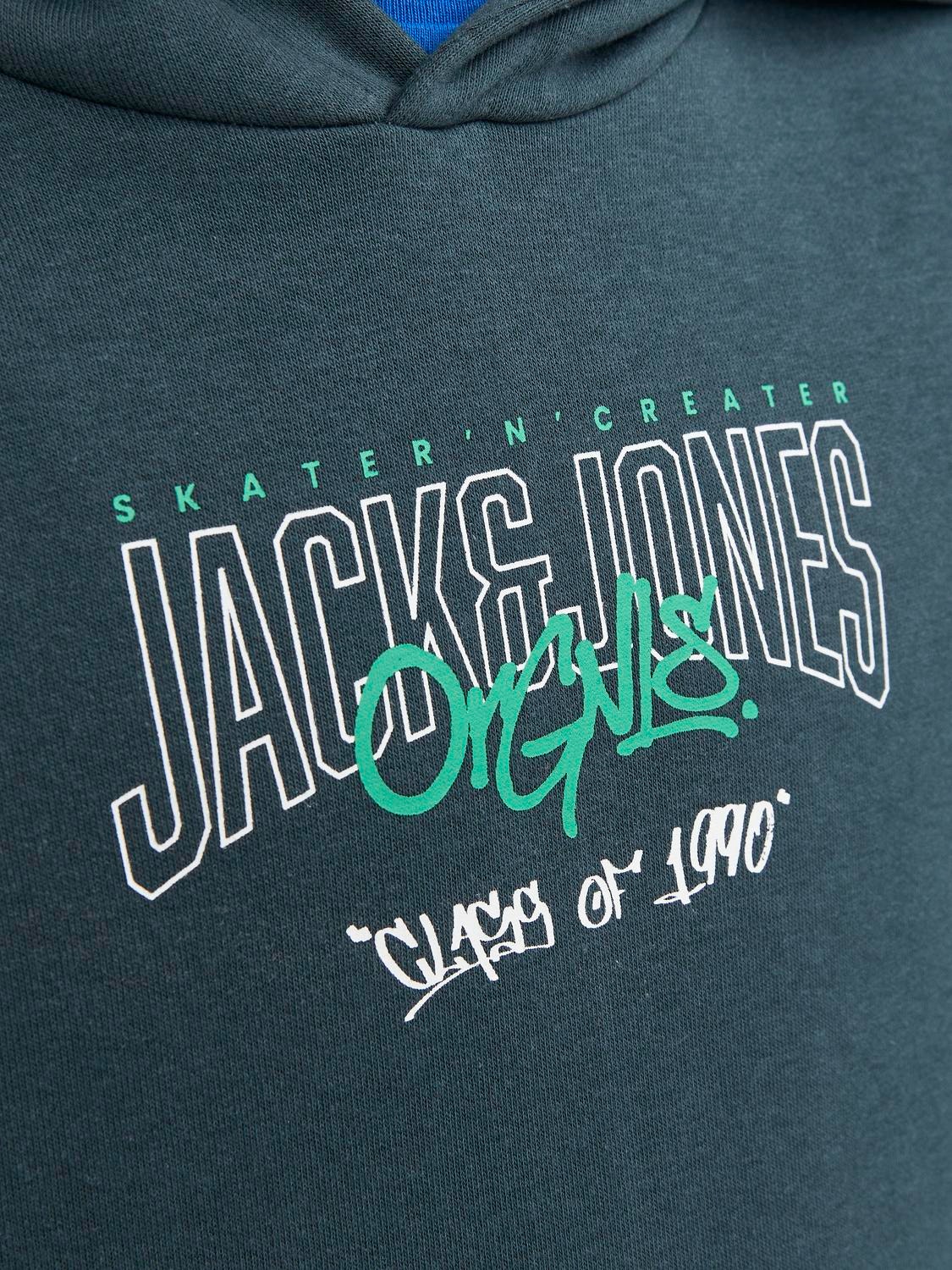 Jack & Jones Sweat à capuche Imprimé Pour les garçons -Magical Forest - 12243315