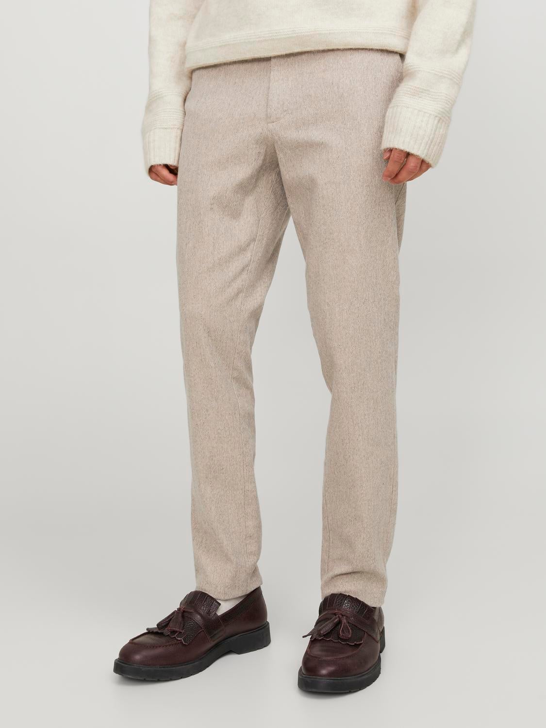 Loose Fit Chino trousers | Medium Brown | Jack & Jones®