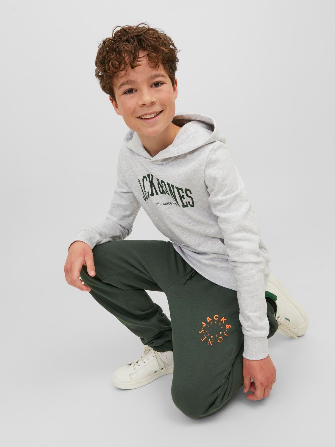 Boys discount green joggers