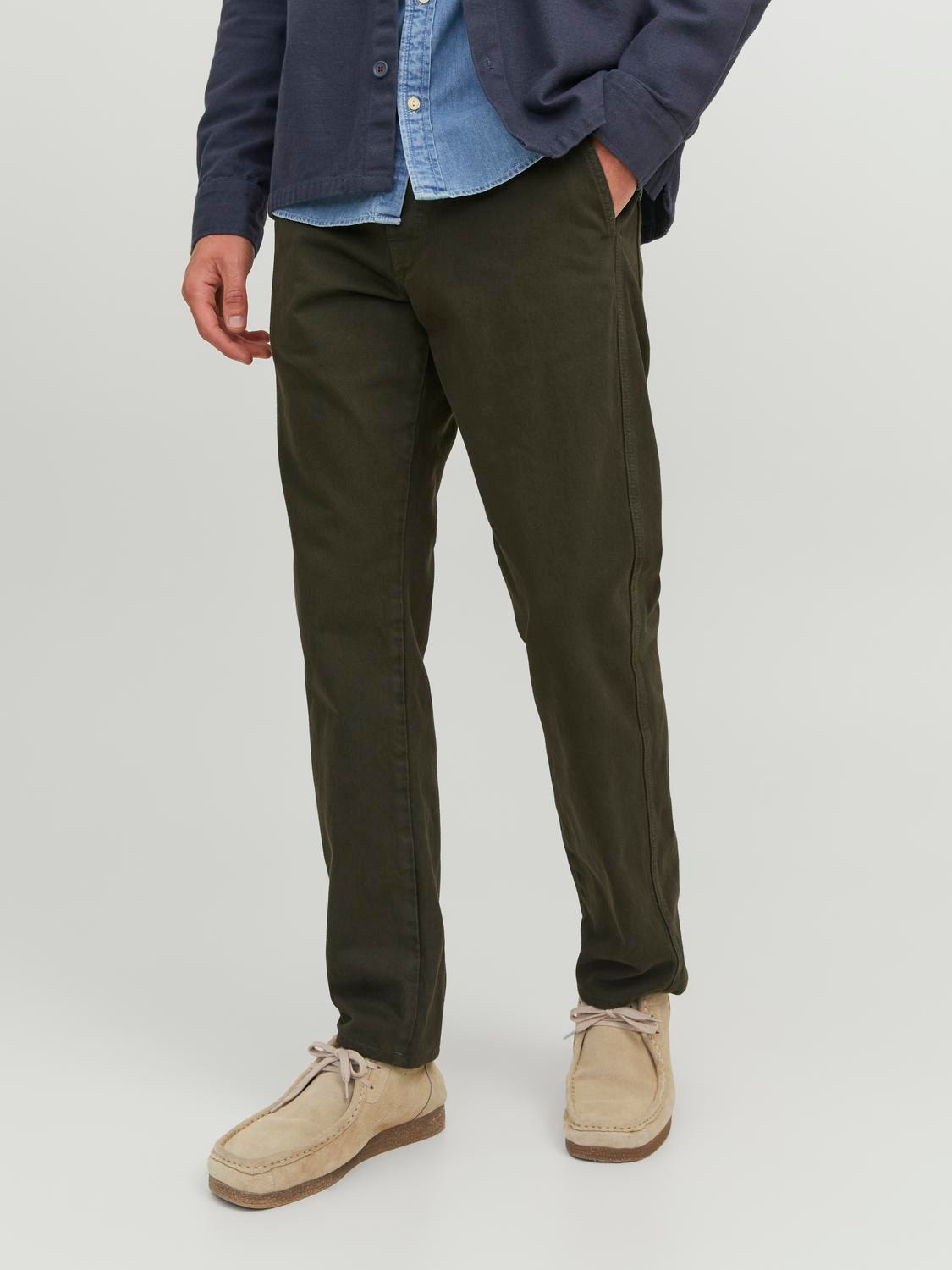 Jack & Jones RDD Loose Fit Chino trousers -Peat - 12243453