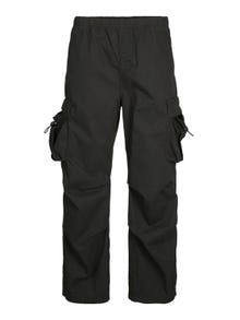 Jack & Jones Wide Fit Spodnie spadochronowe -Black - 12243454