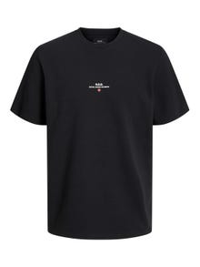 Jack & Jones RDD Trykk O-hals T-skjorte -Black - 12243500