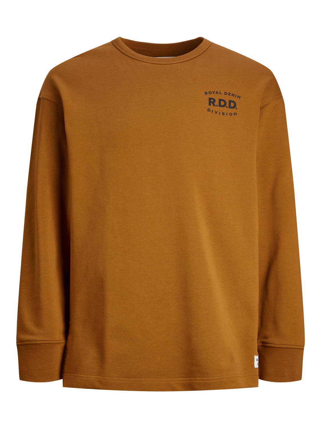 Jack & Jones RDD Gedruckt Sweatshirt mit Rundhals -Caramel Café - 12243501