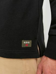 Jack & Jones RDD Nadruk Bluza z okrągłym dekoltem -Black - 12243501