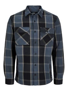 Jack & Jones RDD Wide Fit Permatomi marškiniai -Charcoal Gray - 12243507