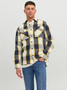 Jack & Jones RDD Wide Fit Overshirt -Ceylon Yellow - 12243507