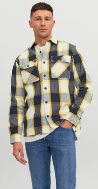 Yellow Based Rdd RDD Loose Fit Overshirt | Medium Yellow | R.D.D. ROYAL DENIM DIVISION®