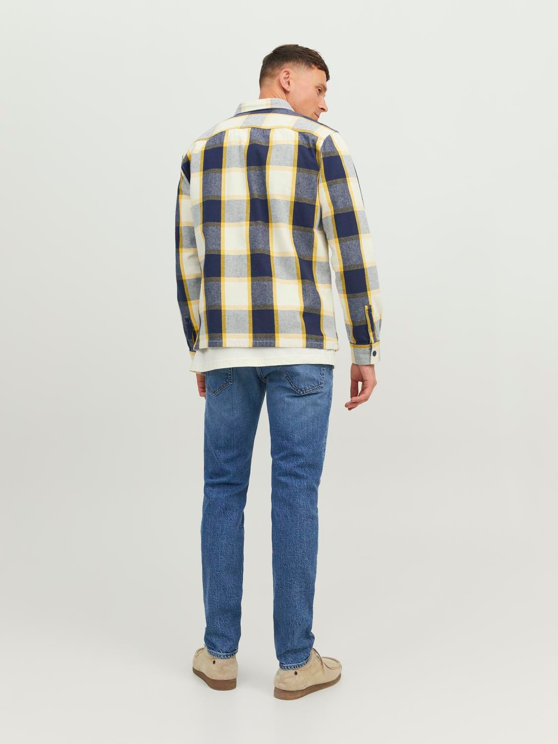 Jack & Jones RDD Wide Fit Permatomi marškiniai -Ceylon Yellow - 12243507