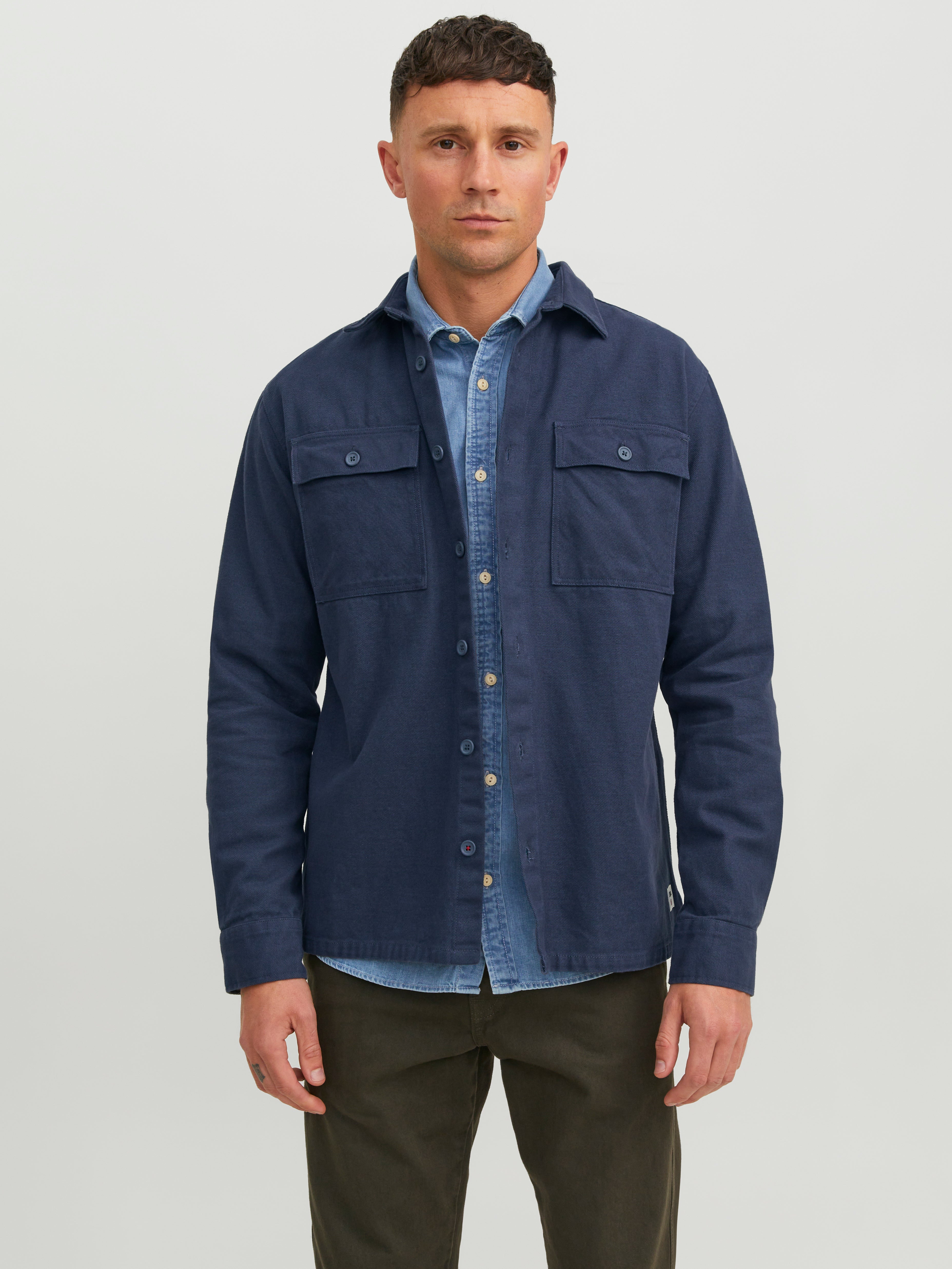 Jack & Jones RDD Wide Fit Overshirt - 12243509