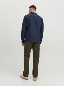 Jack & Jones RDD Wide Fit Permatomi marškiniai -Ombre Blue - 12243509