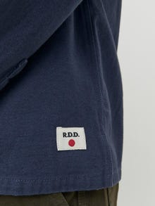 Jack & Jones RDD Wide Fit Overshirt -Ombre Blue - 12243509