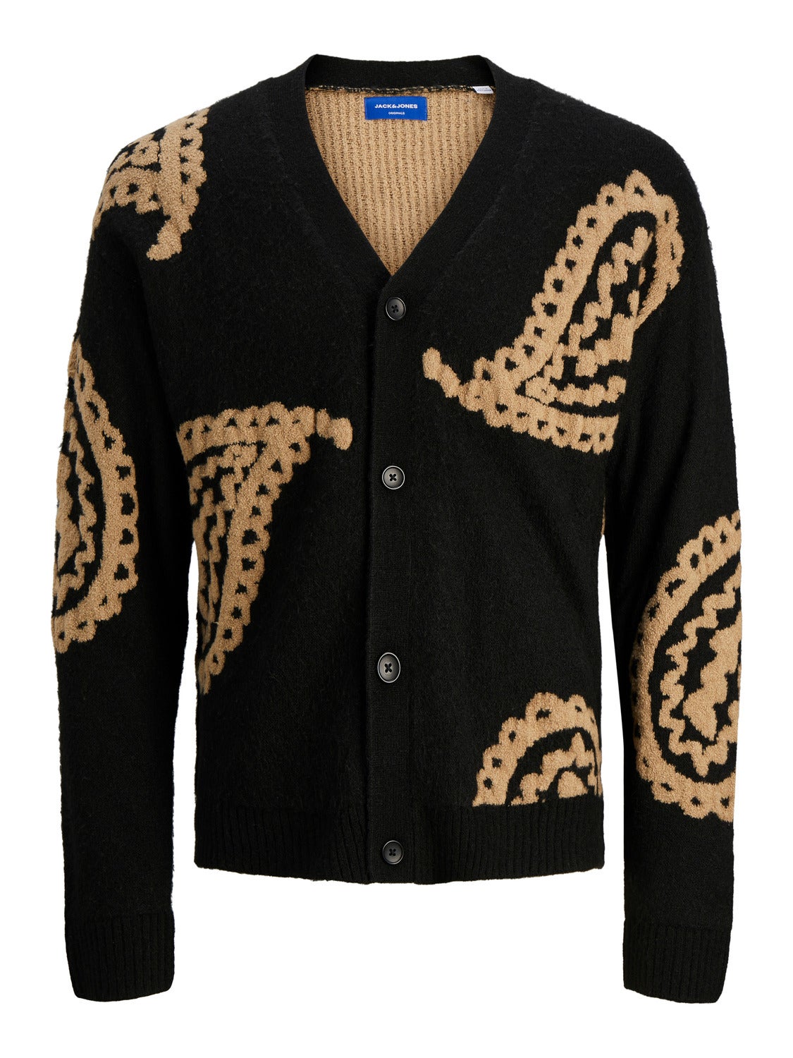 Black and gold cardigan sale