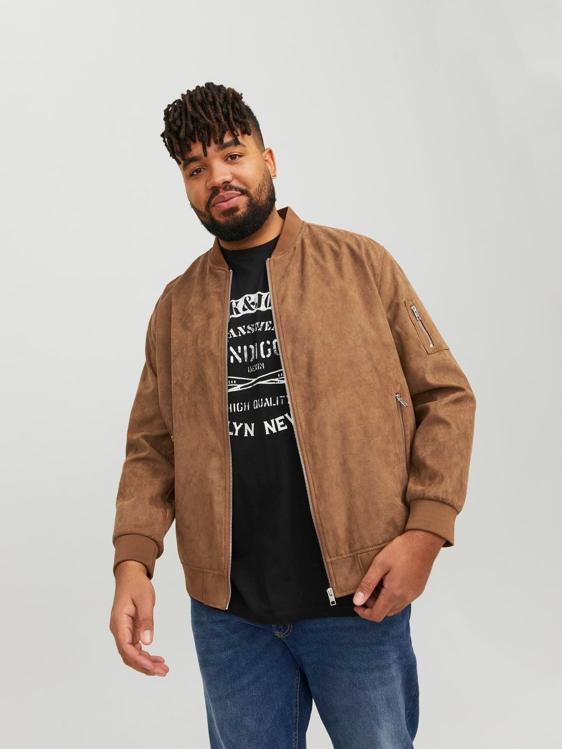 Bomber marron online