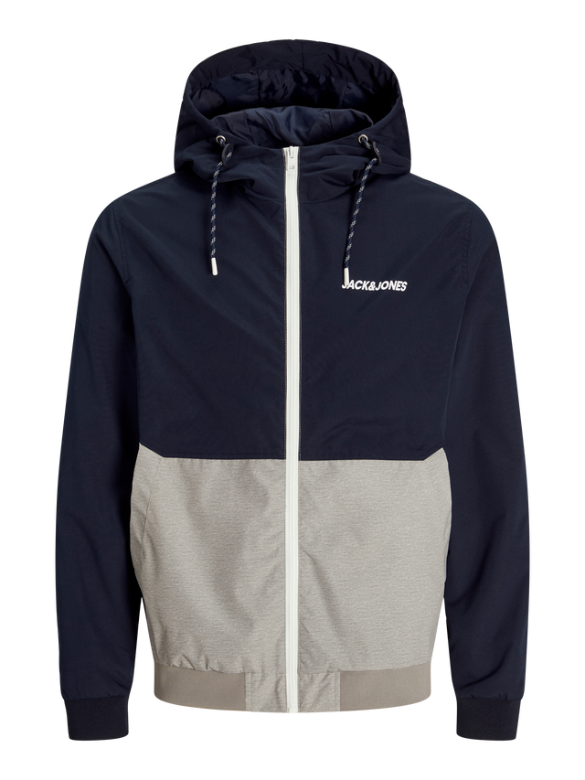 JACK & JONES Capuchontrui voor heren, plussize met, Zwart/Print:play 4, 6XL JACK & JONES Capuchontrui voor heren, plussize met, Zwart/Print:play 4, 6XL