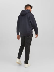 Jack & Jones Plus Size Logo Hoodie -Dark Navy - 12243527