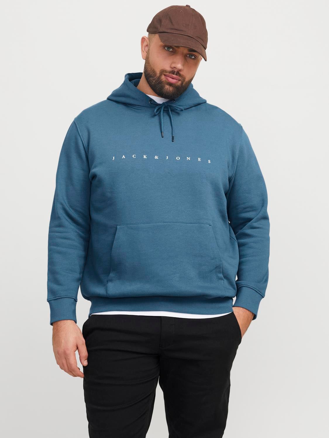 Plus Size Logo Kapuzenpullover