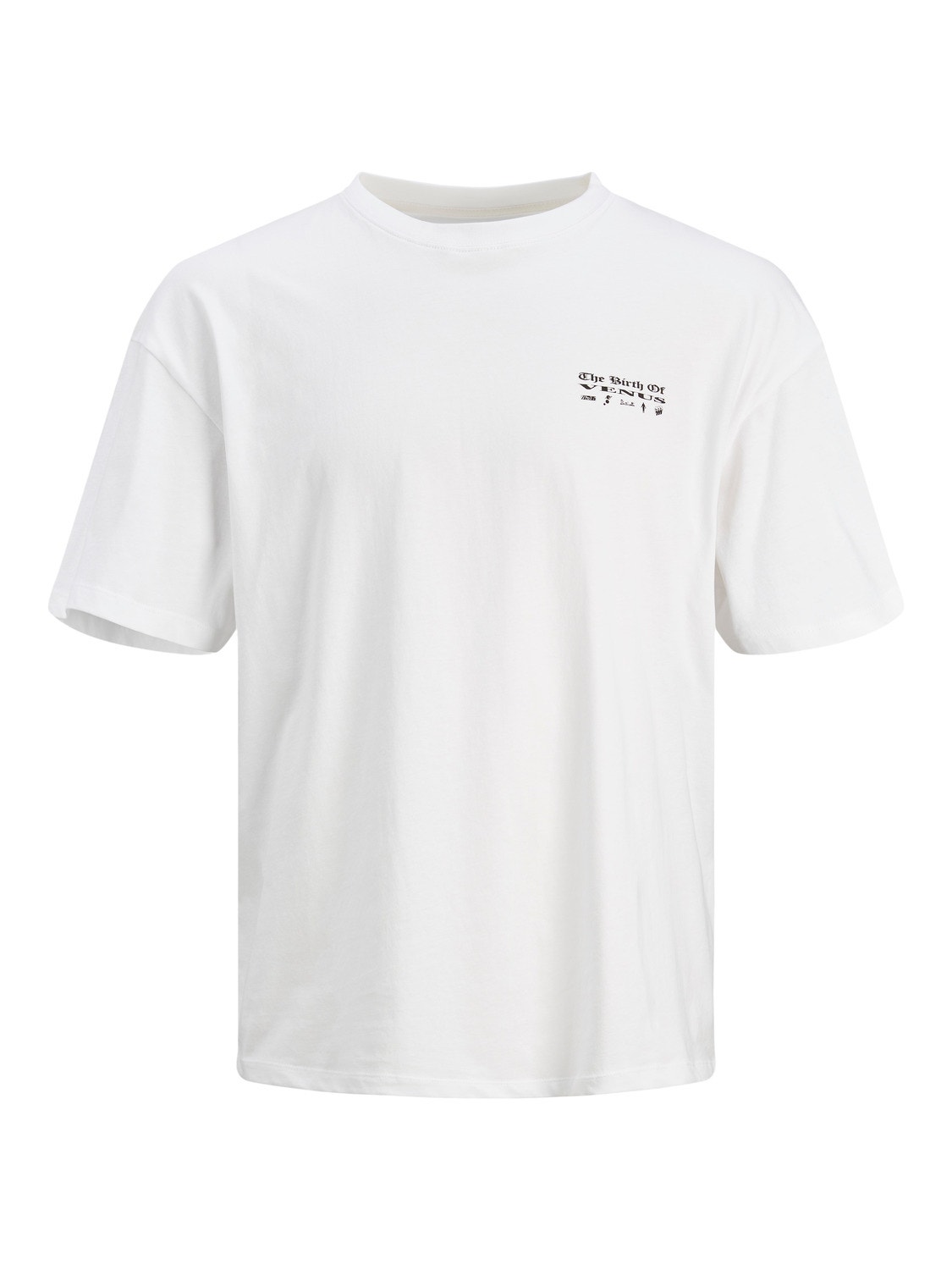 Jack & Jones Printed Crew neck T-shirt -Bright White - 12243535