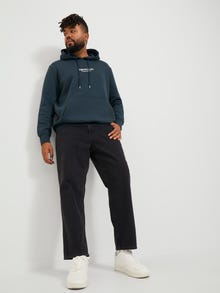 Jack & Jones Plus Size JJICHRIS JJORIGNIAL MF 912 PLS Relaxed Fit Jeans -Black Denim - 12243563