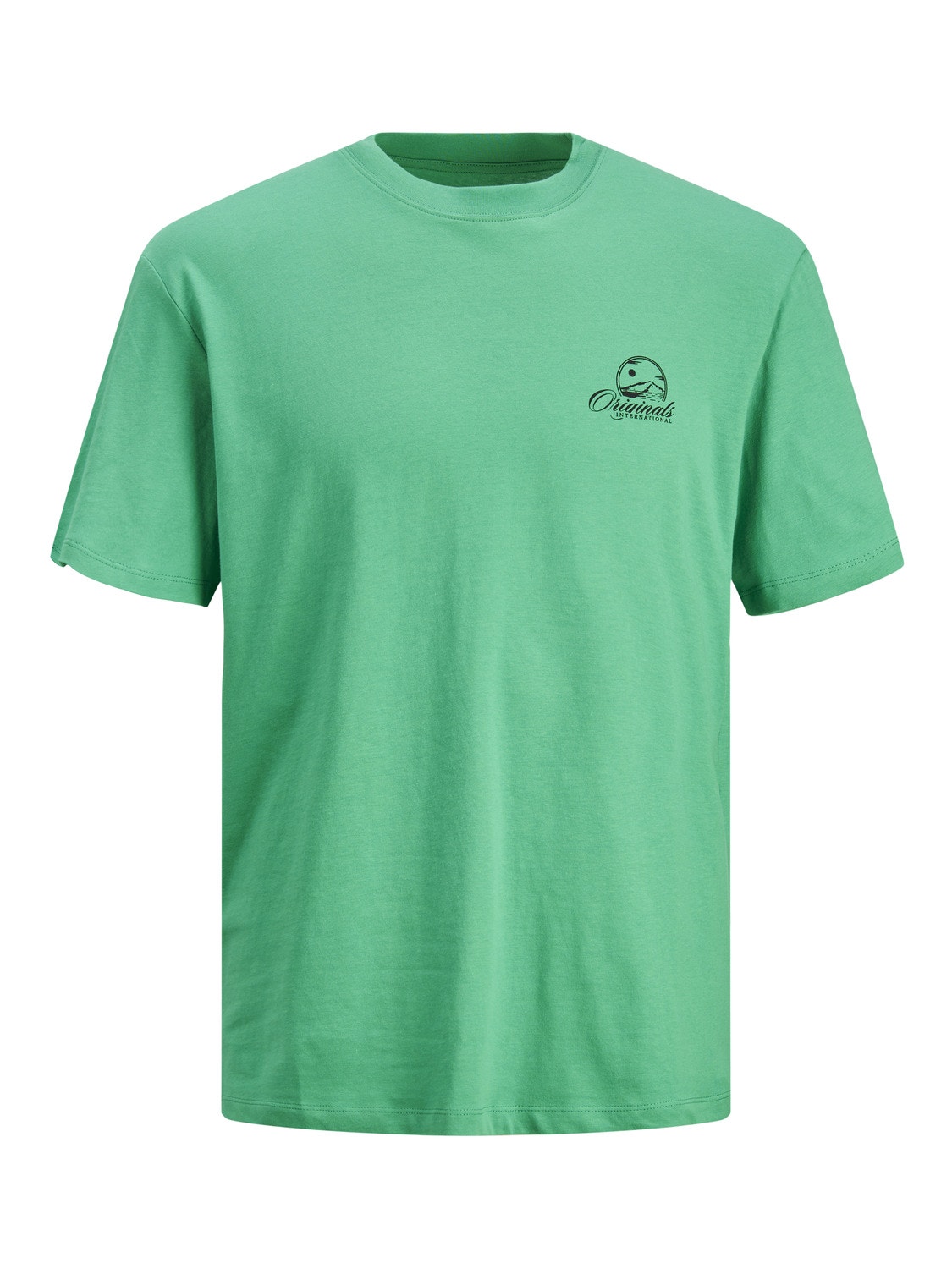 Jack & Jones Printed Crew neck T-shirt -Holly Green - 12243578