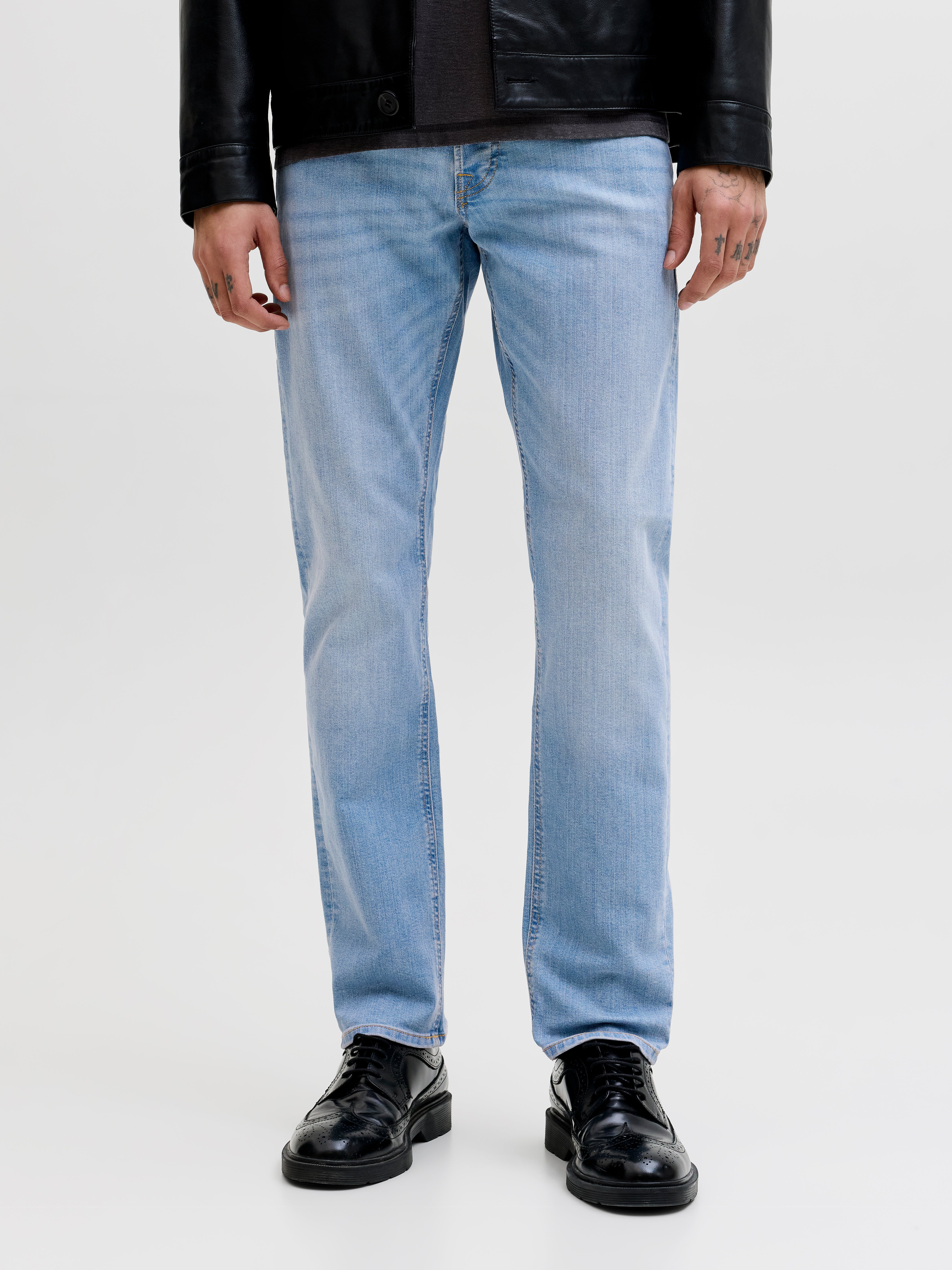Jack & Jones JJIGLENN JJORIGINAL SQ 330 Vaqueros de corte slim -Blue Denim - 12243593