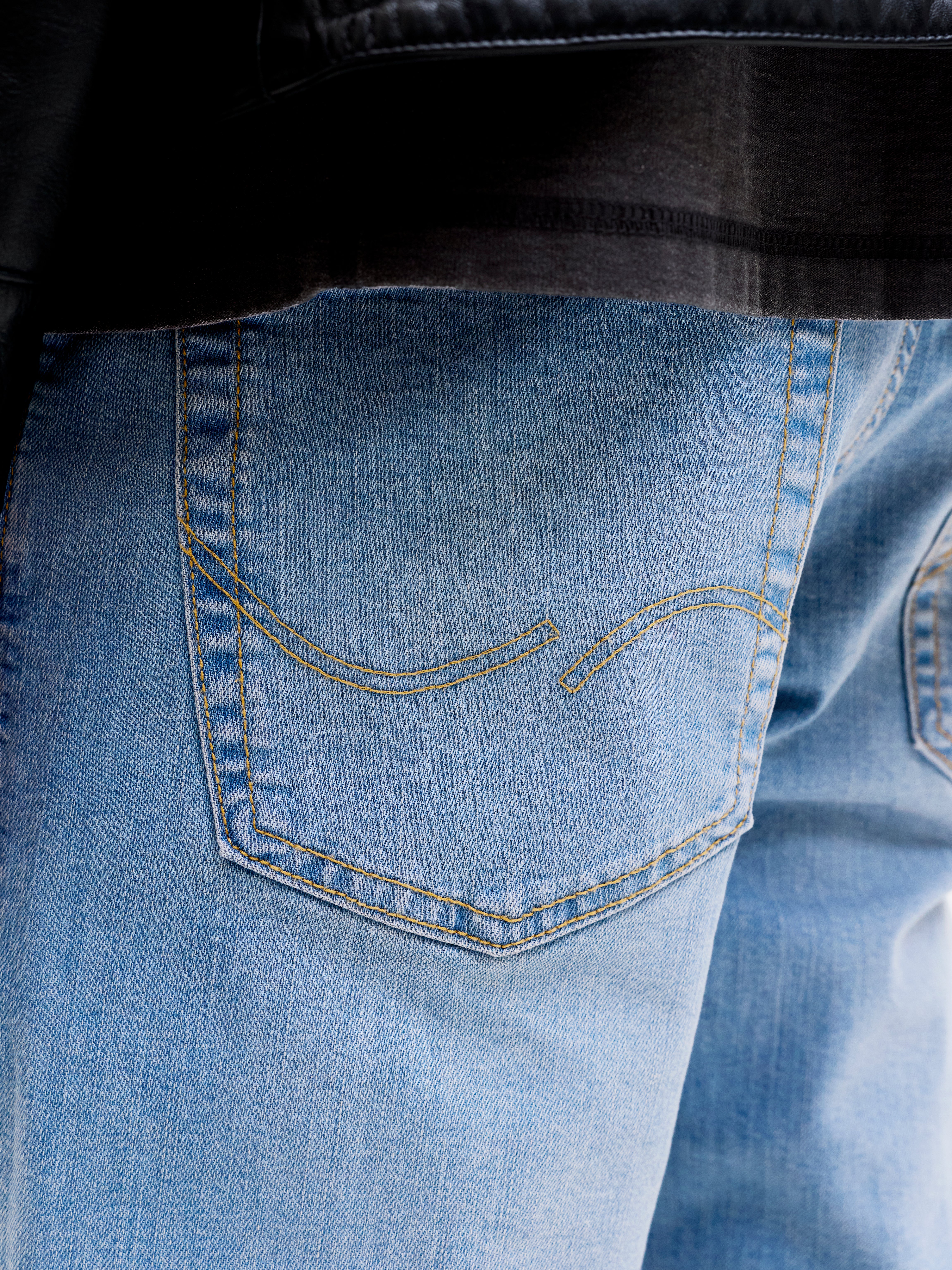 Jack & Jones JJIGLENN JJORIGINAL SQ 330 Slim fit Teksad -Blue Denim - 12243593