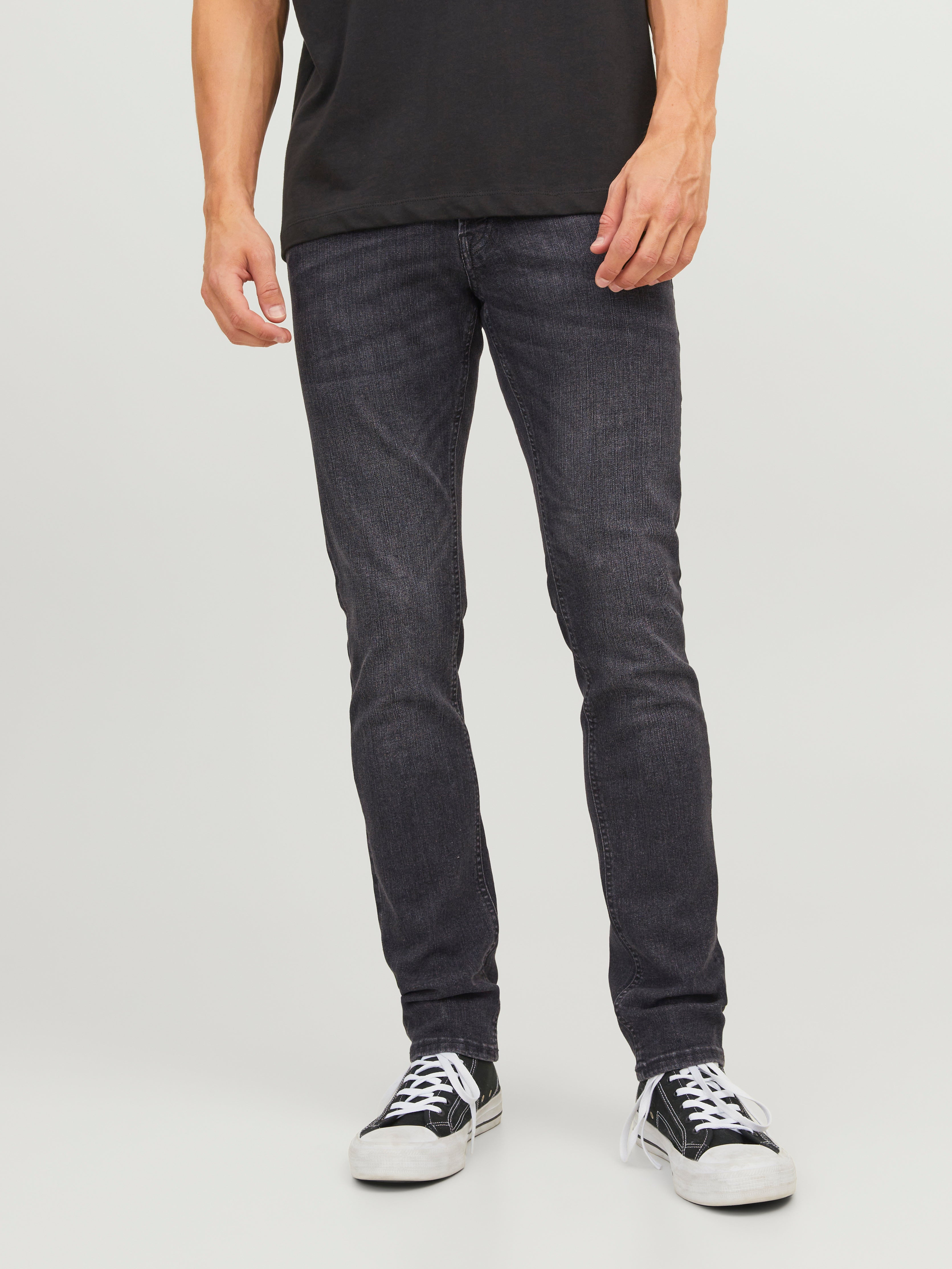 Jack & Jones JJIGLENN JJORIGINAL SQ 270 Slim fit Teksad -Black Denim - 12243595