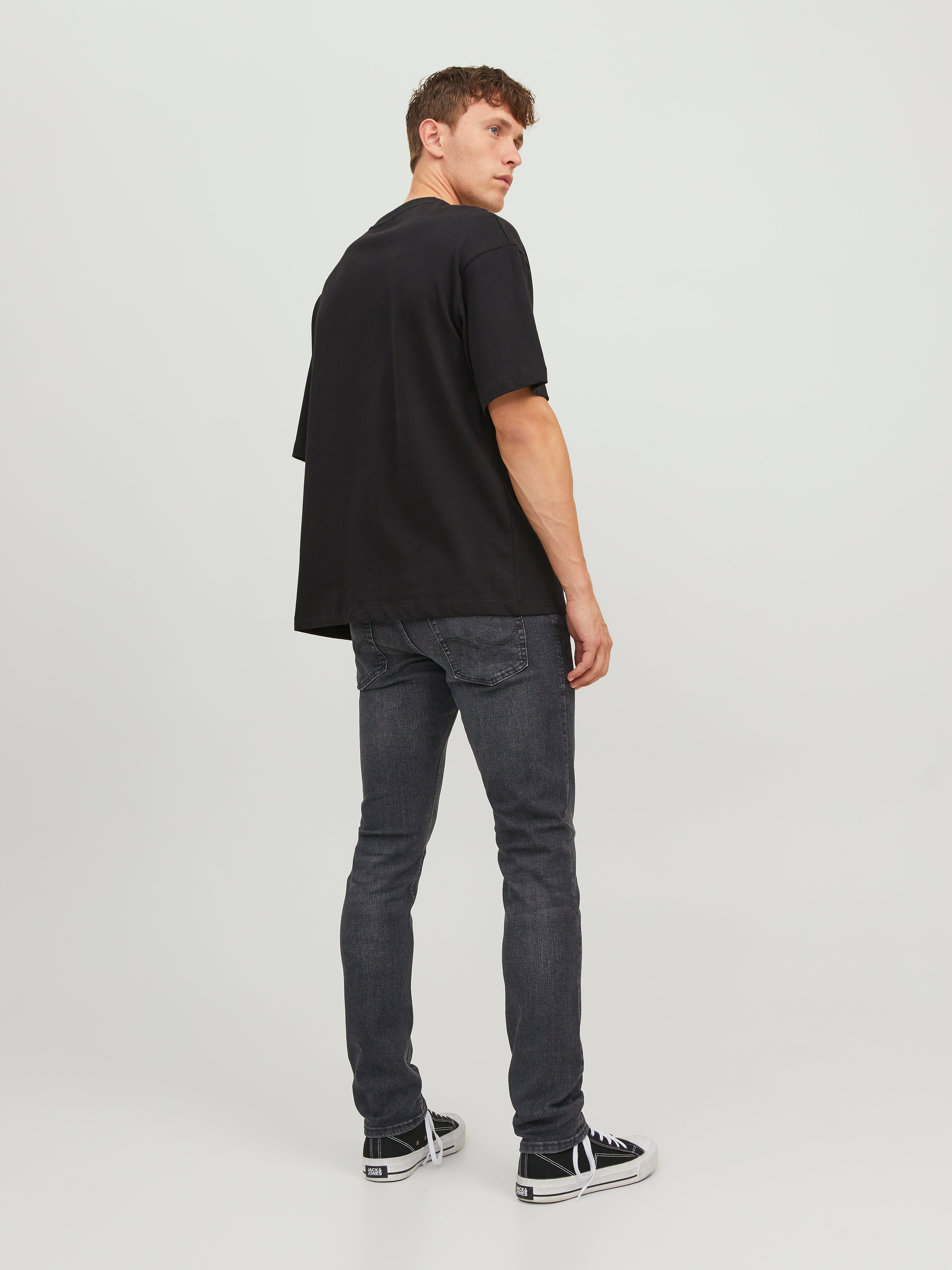 Jack & Jones JJIGLENN JJORIGINAL SQ 270 Slim fit Džíny -Black Denim - 12243595