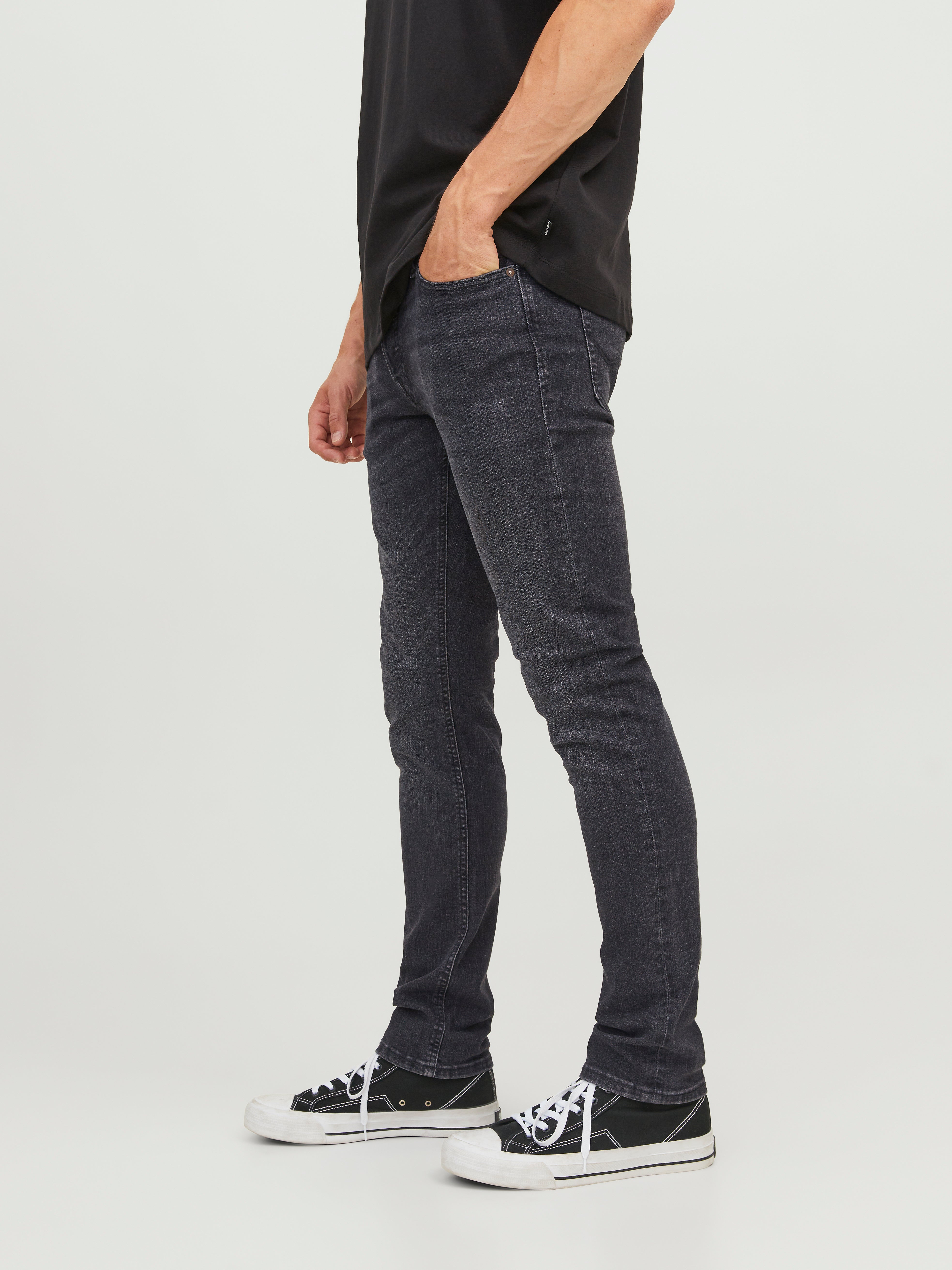 Jack & Jones JJIGLENN JJORIGINAL SQ 270 Slim fit Teksad -Black Denim - 12243595