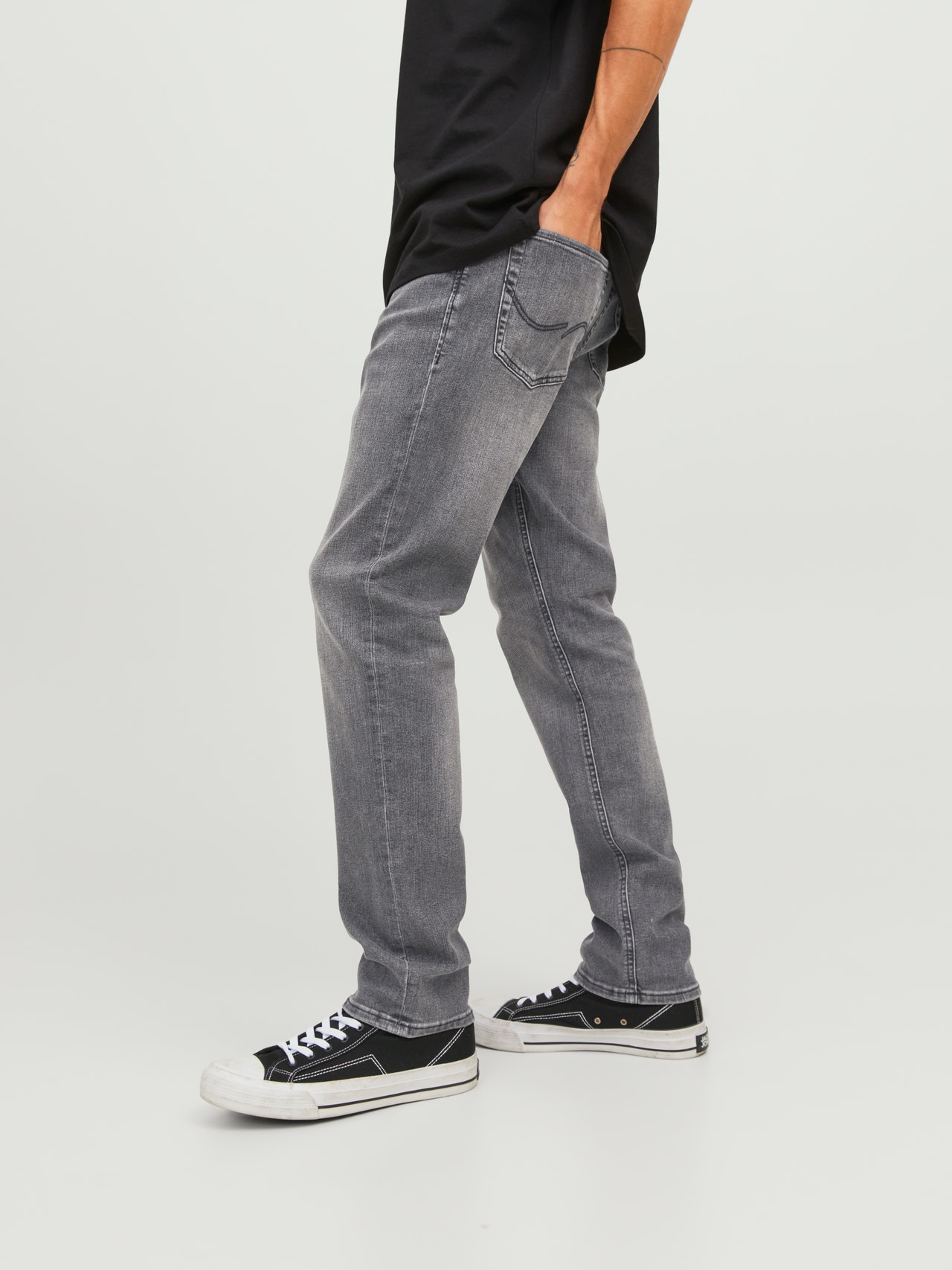 Jack & Jones JJIGLENN JJORIGINAL SQ 349 Jeans slim fit -Black Denim - 12243599