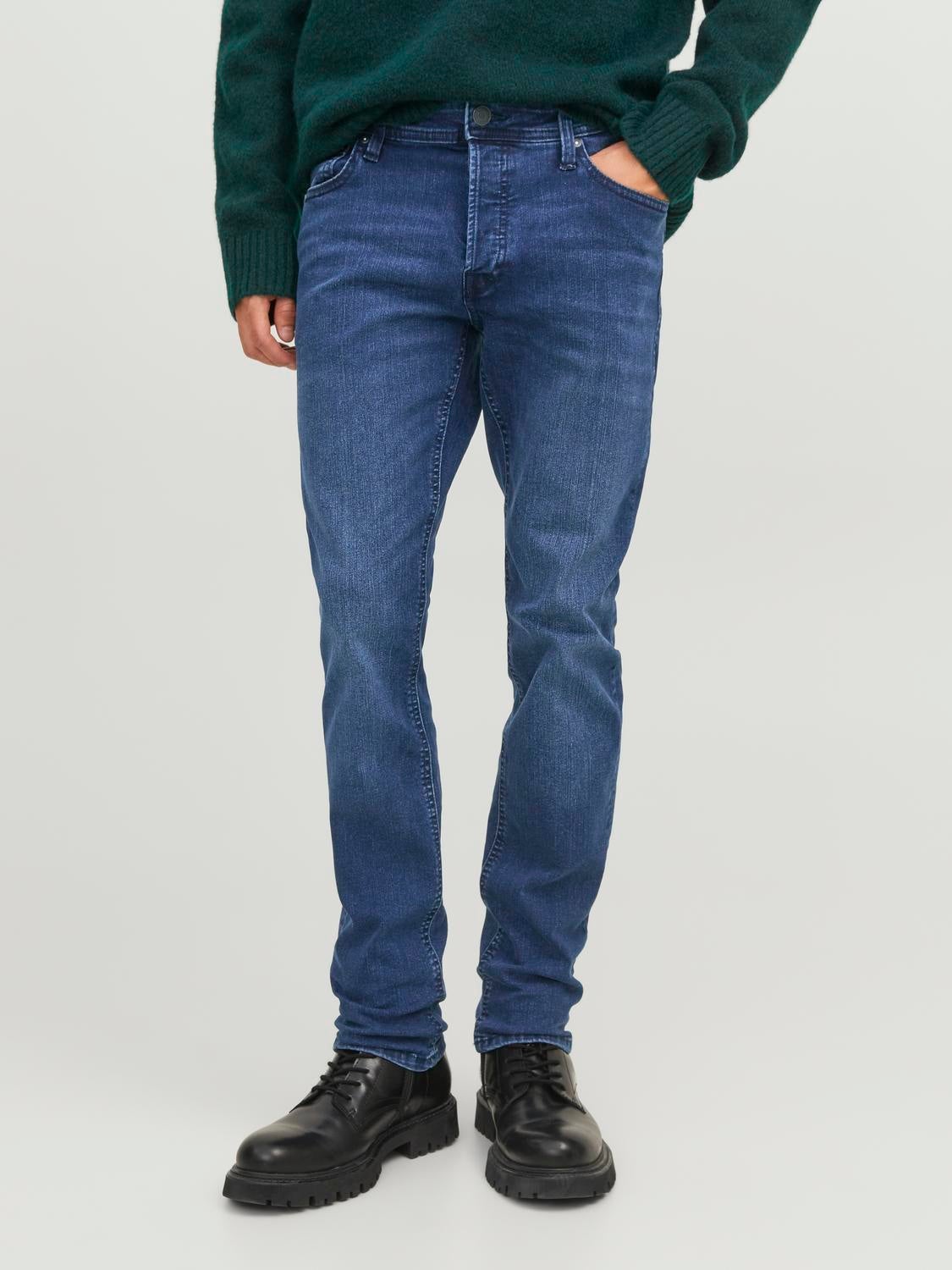 JJIGLENN JJORIGINAL SQ 350 Slim fit jeans | Medium Blue | Jack