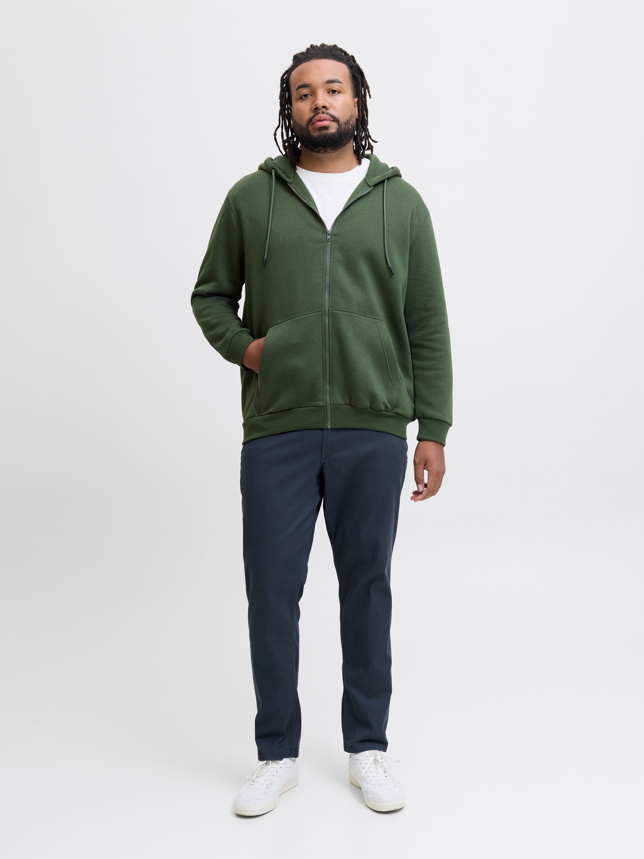 Jack & Jones Plus Size Slim Fit Chino trousers -Navy Blazer - 12243603