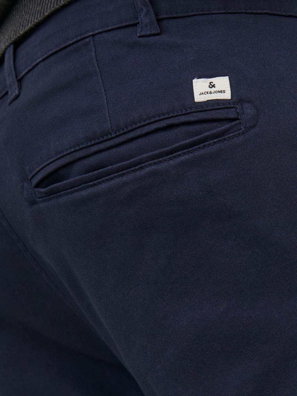 Jack & Jones Plus Size Slim Fit Spodnie chino -Navy Blazer - 12243603