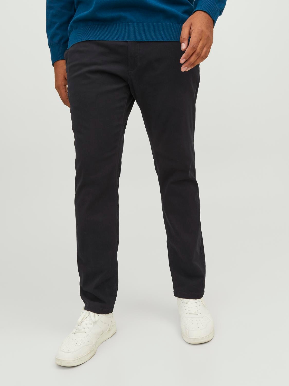 Jack & Jones Plus Size Slim Fit Chino trousers -Black - 12243603