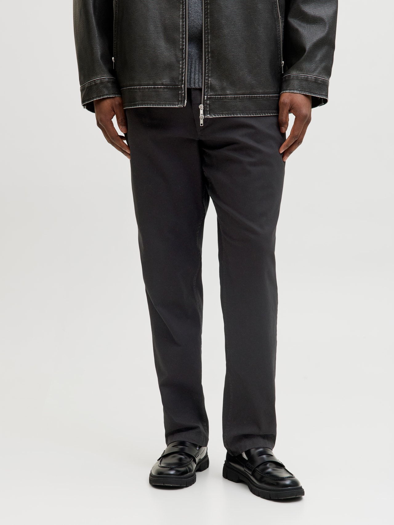 Jack & Jones Plus Size Slim Fit Chino trousers -Black - 12243603