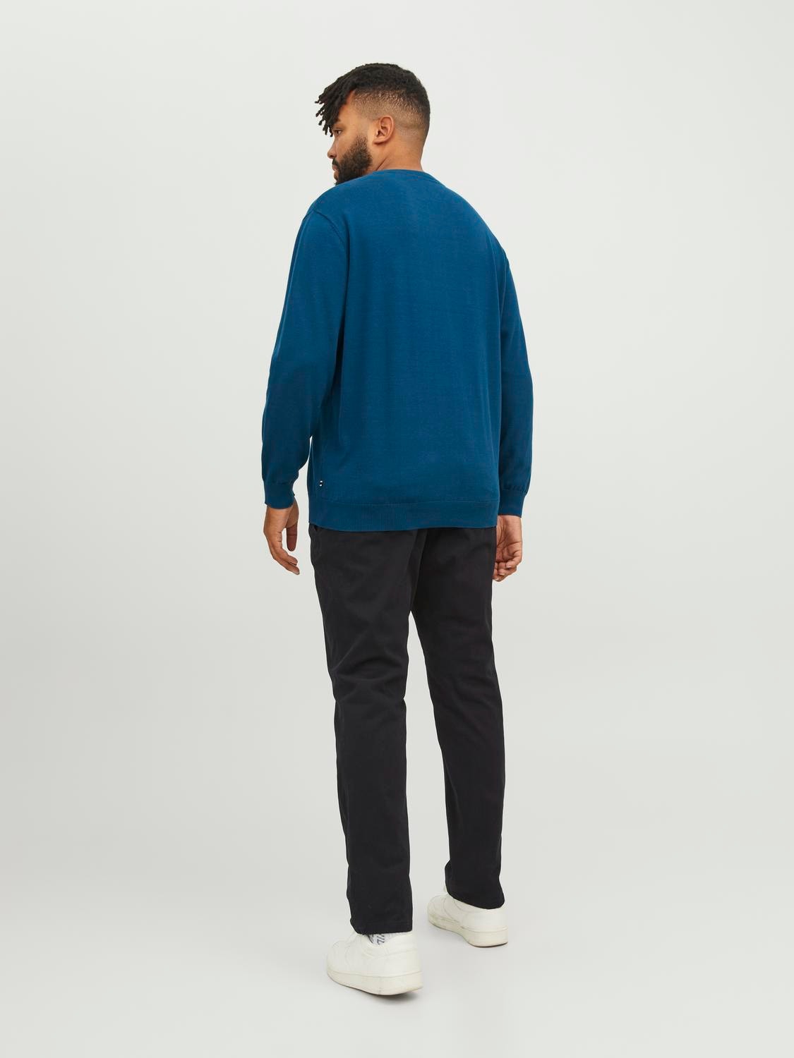 Plus Size Slim Fit Chino trousers | Black | Jack & Jones®