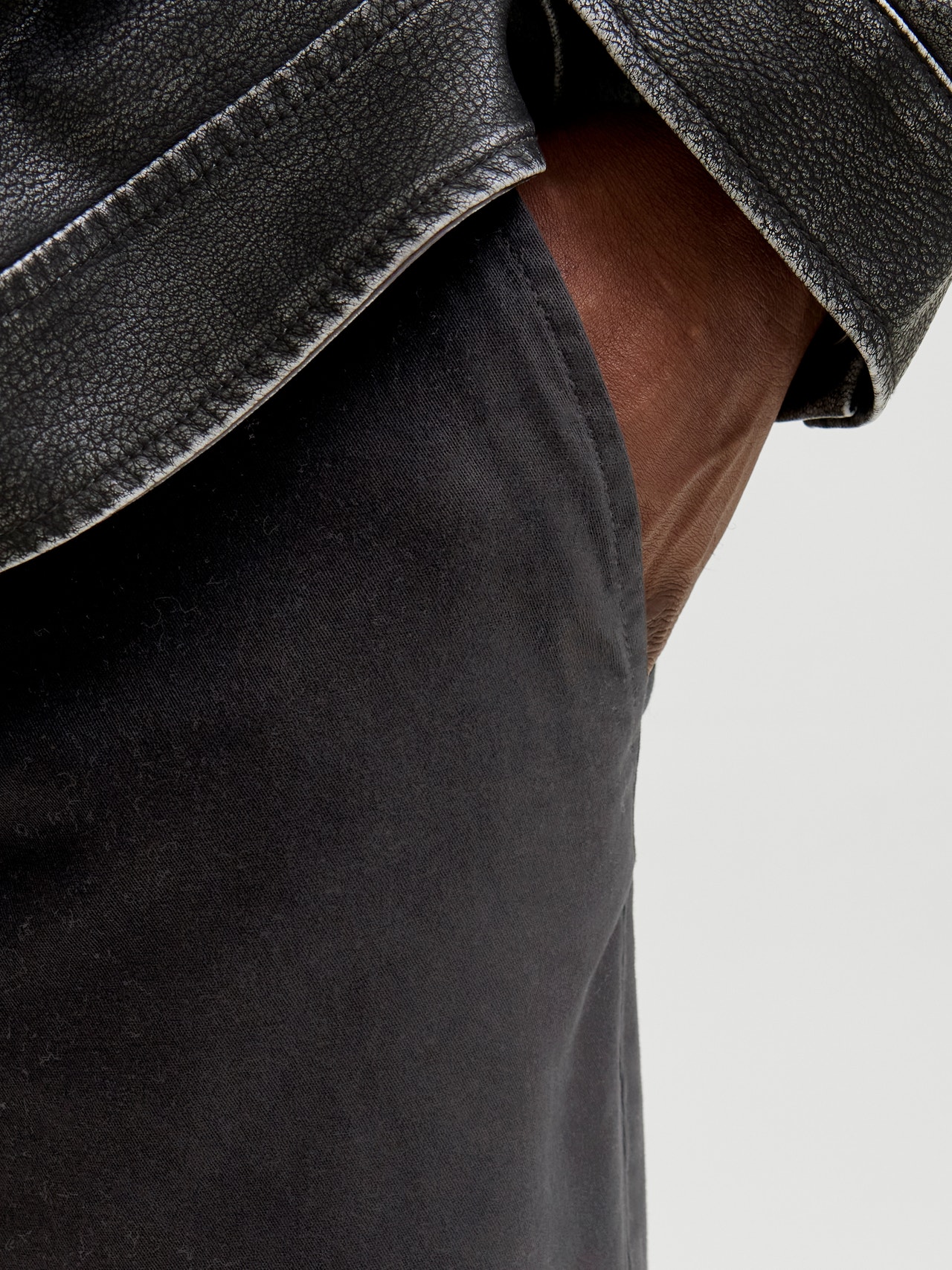 Jack & Jones Plus Size Slim Fit Chino trousers -Black - 12243603