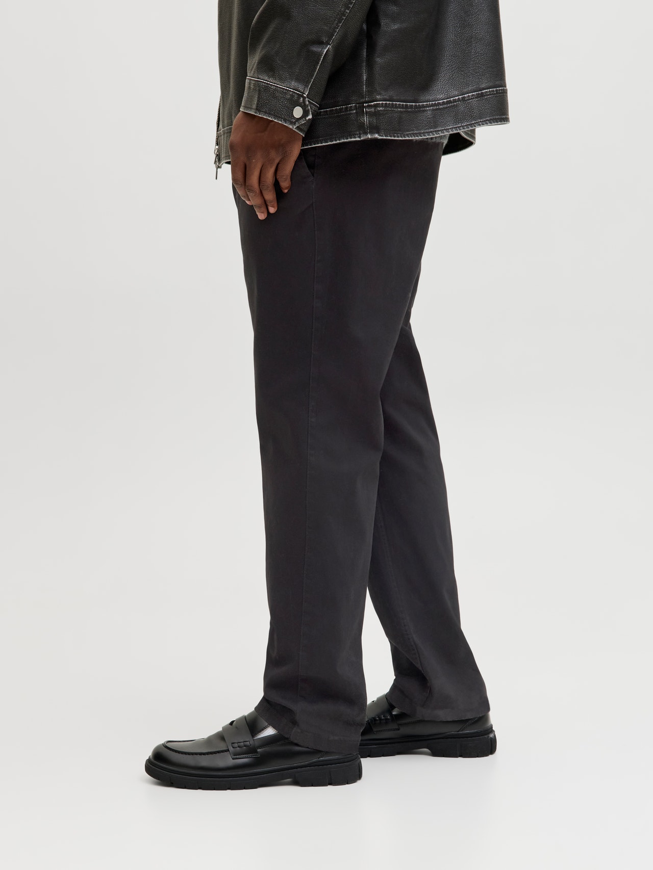 Jack & Jones Plus Size Slim Fit Chino trousers -Black - 12243603