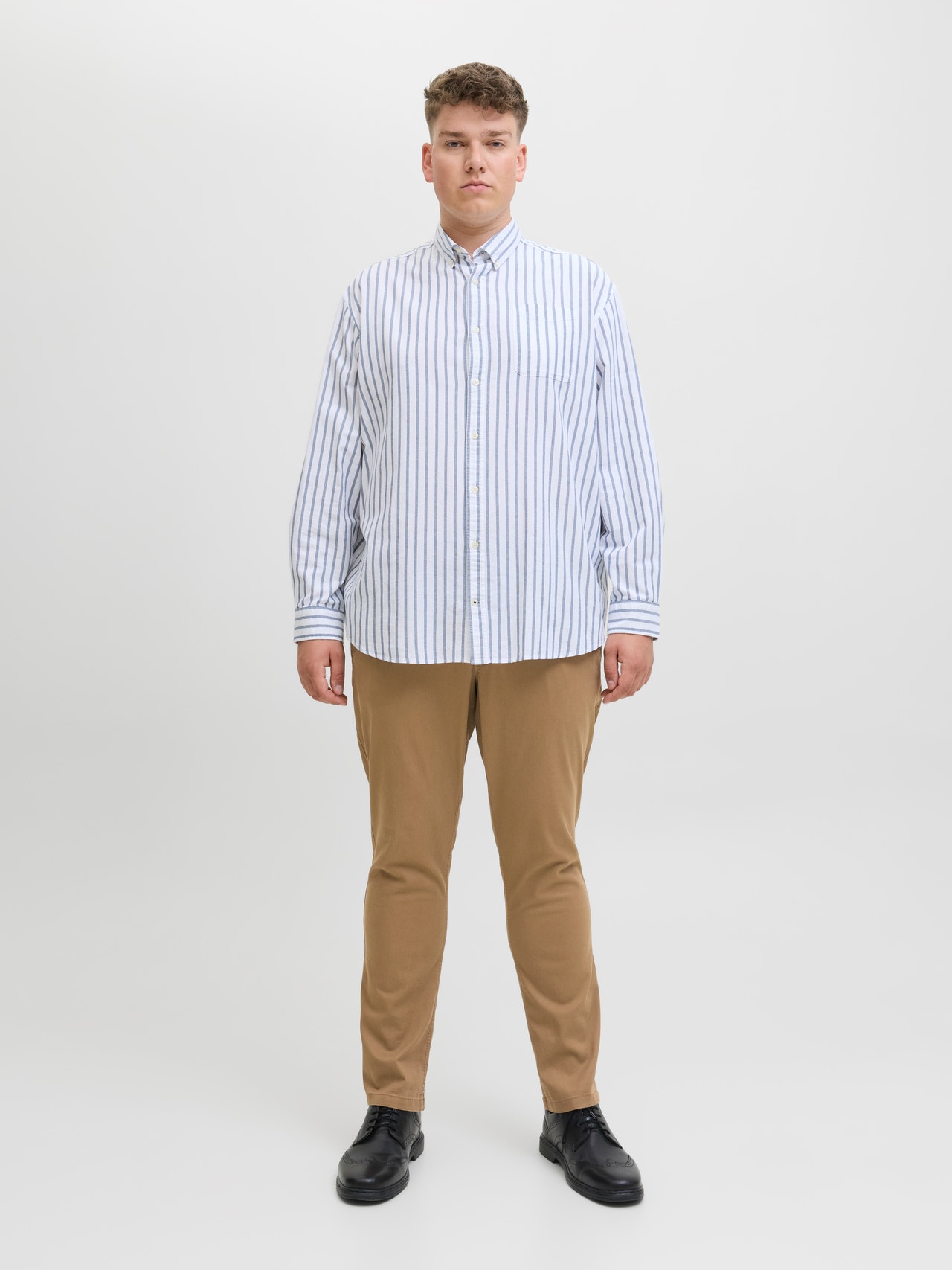 Jack & Jones Plus Size Slim Fit Chino trousers -Otter - 12243603