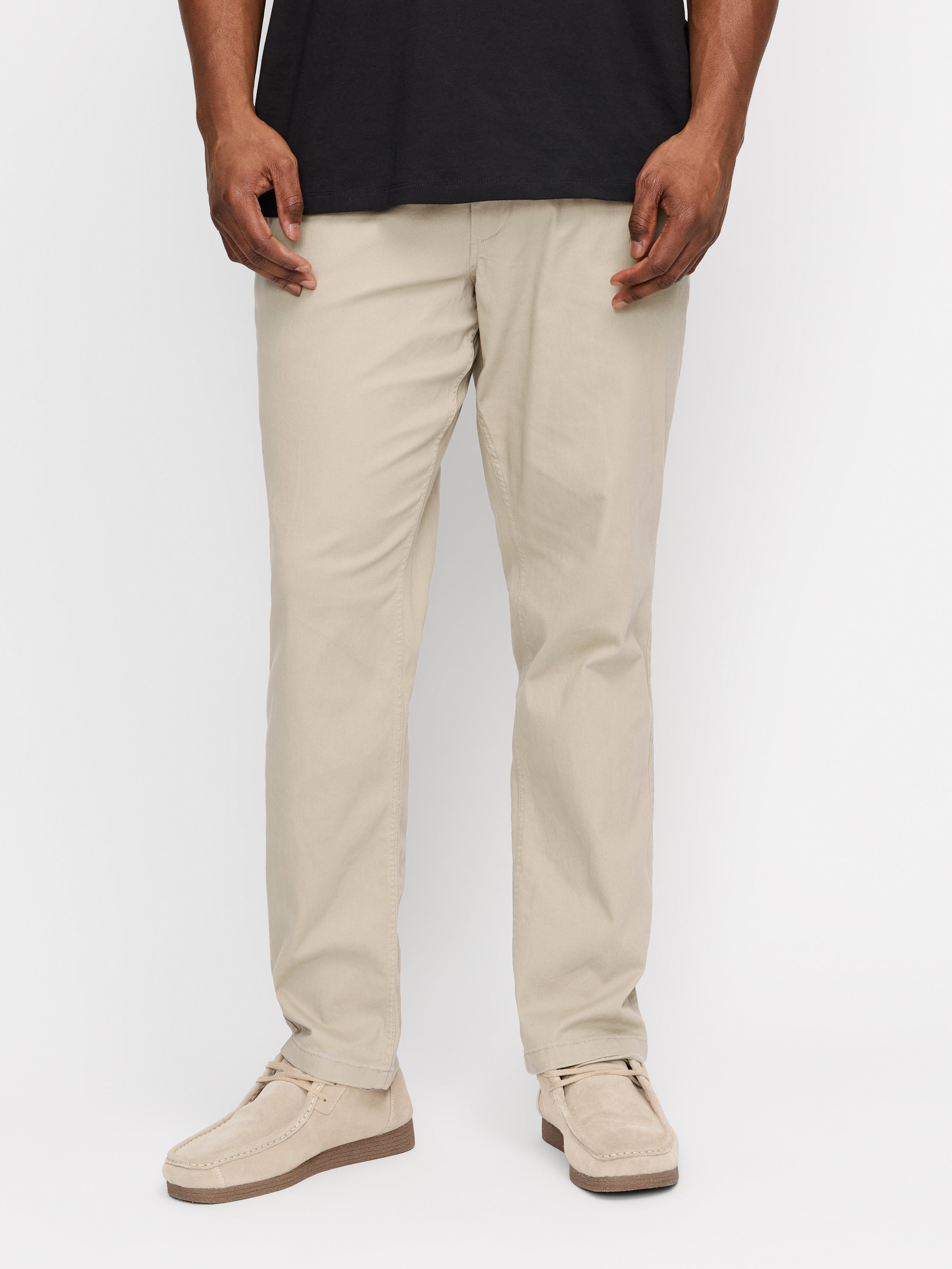 Plus Size Regular Fit Chino Hose