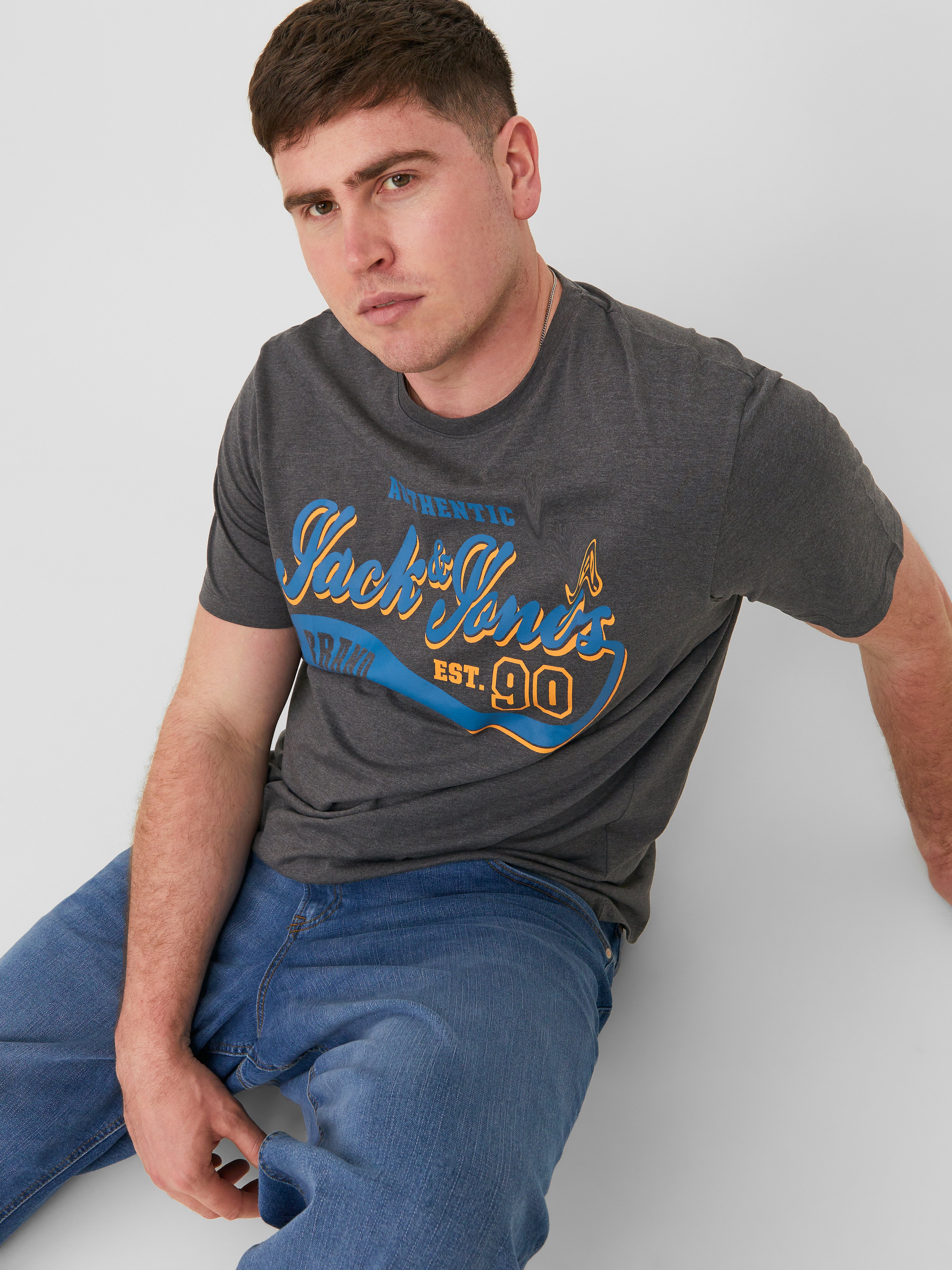 Jack & Jones Plus Size Logo T-shirt - 12243611