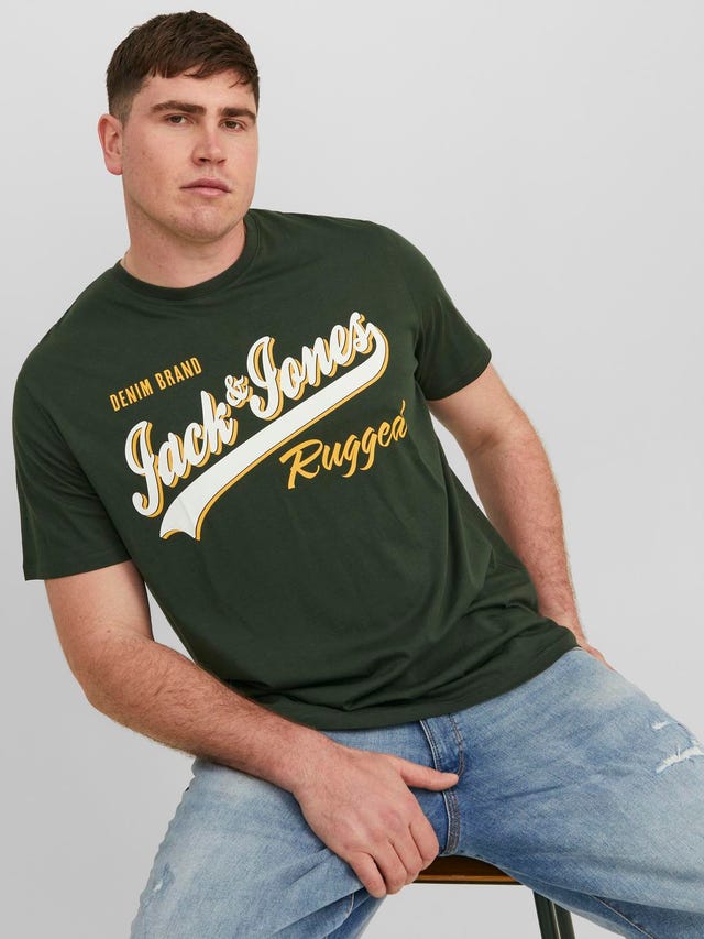 Jack & Jones Plus Size Logo T-shirt - 12243611