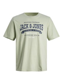 Jack & Jones Plus Size Camiseta Logotipo -Desert Sage - 12243611