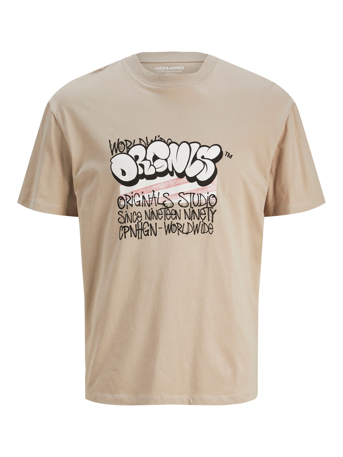 Jack & Jones Gedruckt Rundhals T-shirt -Atmosphere - 12243613