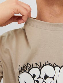 Jack & Jones Painettu Pyöreä pääntie T-paita -Atmosphere - 12243613