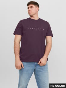 Jack & Jones Plus Size T-shirt Con logo -Plum Perfect - 12243625