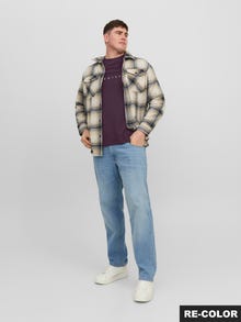 Jack & Jones Plus Size T-shirt Con logo -Plum Perfect - 12243625